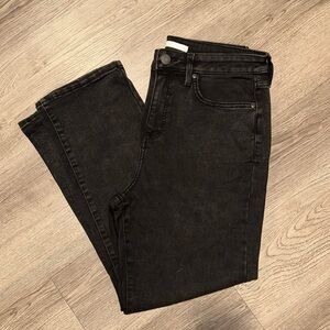LC Lauren Conrad Black Straight Leg Jeans